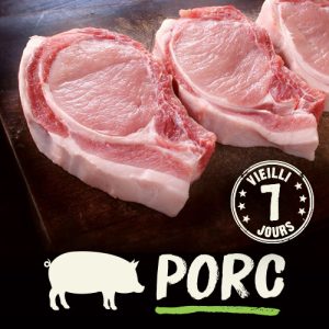 Porc naturel vieilli 7 jours sans hormone, sans antibiotique