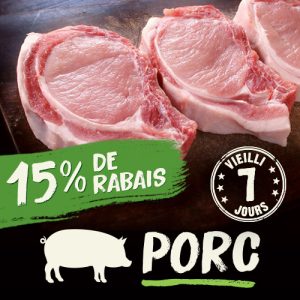 Porc 15% de rabais