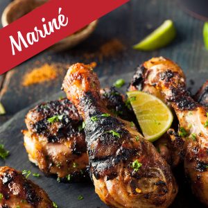 Pilon de poulet mariné Jerk
